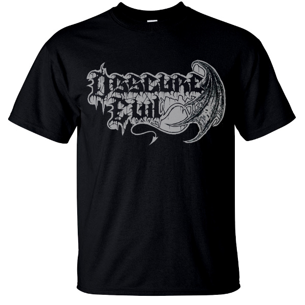 Obscure Evil logo shirt MEDIUM (black)